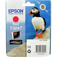 Epson T3247-mustekasetti, 14 ml, punainen