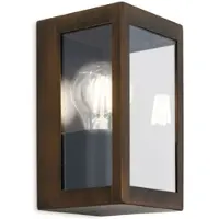 Orion Ulkoseinävalaisin Lumina, himmennettävä, Ruskea/ruoste, Ruostumaton teräs, Moderni