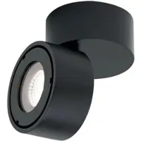 Orion Harvey LED-ulkovalaisin, musta, Ø 10 cm, painevalettua alumiinia Harvey, himmennettävä, Musta, Alumiini, Moderni