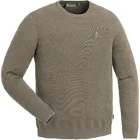 Pinewood Värnamo Crewneck Knitted Sweater (Color: Mole Mel, Size: Small)