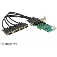DeLOCK – PCI Express Card to 4 x Serial RS-232 High Speed 921K with Voltage supply (89335)
