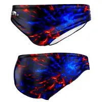 Turbo Red Blue Fire Uimahousut