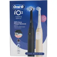 Oral-B iO2 Duo Sähköhammasharja tuplarungolla Musta ja Pinkki