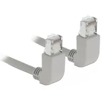 DeLOCK 83513, 0,5 m, Cat6a, S/FTP (S-STP), RJ-45, RJ-45, Harmaa
