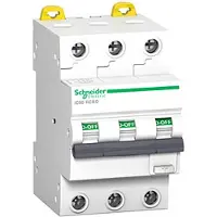 Schneider ELECTRIC ACTI9 IC60 RCBO VIKAVIRTAKATKAISIJA 3C10 30MA A 10KA (A9D17310)
