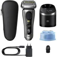 Braun Series 9 Pro+ partakone puhdistusasemalla 9565cc