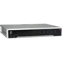 LevelOne NVR-1332, 32 kanavaa, 3840 x 2160 pikseliä, H.264, H.264+, H.265, MPEG4, Upotettu LINUX, NTSC, PAL, 320 Mbit/s