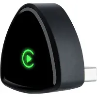INF 2-in-1 langaton CarPlay-sovitin yhteensopiva Apple:n kanssa: langallinen langattomaan CarPlay-yhteyteen Musta