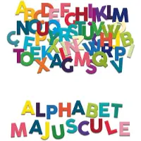 Vilac Magnetic Letters - Uppercase (English) - Multi/patterned - ONE SIZE