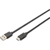 Digitus USB TYPE-C CONNECTION CABLE, TYPE A TO C (AK-300148-030-S)
