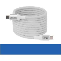 Club 3D 2.0 USB-C -kaapeli, PD 3.1 240W EPR, 2m, valkoinen