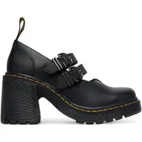 Dr. Martens Edestä korkeat avokkaat 'Eviee' kullankeltainen / musta