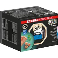 Sheba 32 x 85 g -rasialajitelma Classics in Pastete kissan märkäruoka