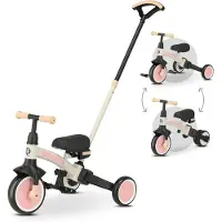 Q-Play Stager 3-in-1 Muunneltava Kolmipyörä, Vihreä