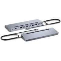 I-Tec USB-C Ergo 3x 4K Display Docking Station with Power Delivery 100 W + Universal Charger 100 W