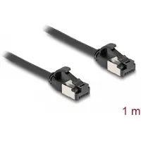 DeLOCK – RJ45 Cable plug to plug Cat.8.1 flexible 1 m black (80183)