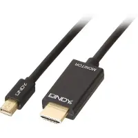 Lindy Mini DisplayPort - HDMI 4K30 -kaapeli (DP:passiivinen) - 3 m