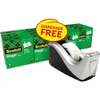 3M Table Dispenser C60 +16 pcs.19mmx33m Musta