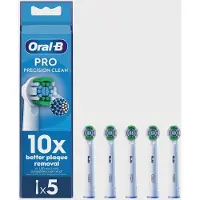 Ginza.se Precision Clean 5 kpl -vaihtoharjaspäät, Valkoinen