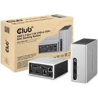 Club 3D – CLUB3D USB 3.2 Gen 1 4K UHD at 30Hz Mini Docking Station Ultra slim Design, Langallinen, USB 3.2 Gen 1 (3.1 Gen 1) Type-A, 3,5 mm, 10,100,1000 Mbit/s, (CSV-3104D)