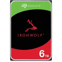 Seagate IronWolf 3.5" 6 Tt, 5400 RPM, 256 MB, SATA III -kovalevy (NAS)