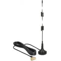 DeLOCK 89614, 2,5 dBi, 0.69-0.96; 1.71-2.7 GHz, 50 Ω, Ympyräsäteilyantenni, SMA, Lineaarinen polarisaatio