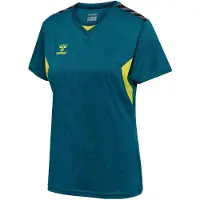 Hummel Toiminnallinen paita 'AUTHENTIC' keltainen / harmaa / petrooli / musta