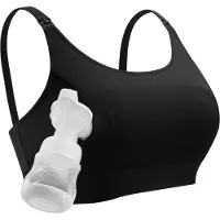 MOMCOZY Yn08 Xl Hands-Free Pumping Bra Black - Black - XL