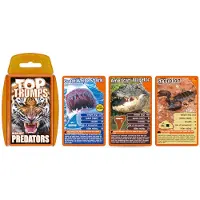 Winning Moves Deadliest Predators Top Trumps Card Game (ENGLISH)