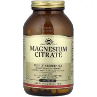 Solgar , Magnesium-sitraatti, 120 tablettia