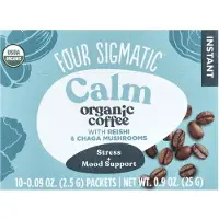 Four Sigmatic - Ashwagandha &amp; Chaga Adaptogeeninen Kahvijauheseos Luomu, 10 pussia