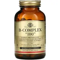Solgar , B-Complex "100", 100 Kasvikapseli