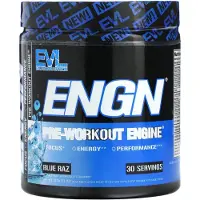 EVLution Nutrition , ENGN, Kuntoilu Moottori, Sininen Raz, 11 oz (312 g)