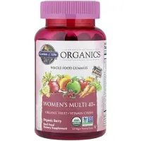Garden of life , MyKind Organics, Naisten Monivalinta 40+, Orgaaninen Marjapuomi, 120 Vegan Gummituotteet