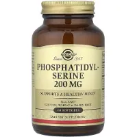 Solgar , Fosfatidiyliseryyliini, 200 mg, 60 Nesteitä