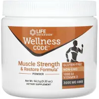 Life Extension , Wellness Code, Lihasvoimaa & Palautus Formulakuiva Aine, 3.32 oz (94.2 g)
