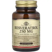 Solgar - Resveratroli 250 mg punaviiniuutteen kanssa (30 kapselia)