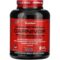 Musclemeds , Carnivor, Bioengineerattu Liha Proteiini Isolaatti, Rocket Pop, 3,58 lbs (1 624 g)