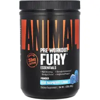 Universal Nutrition , FuryÆ Perusvalmiste, Ennen Treeniä, Blue Raspberry, 1.09 lb (495 g)