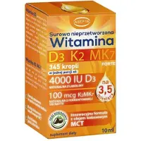Asepta D3- ja K2-vitamiini MK7 -tipat – 10 ml