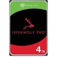 Seagate 4TB IronWolf Pro, sisäinen 3.5" kiintolevy, SATA III, 7200 rpm, 256 MB