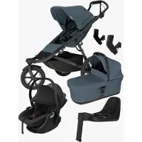 Thule Urban Glide 3 Yhdistelmävaunut + Turvakaukalo Ja Telakka, Dark Slate
