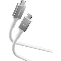 Spigen EB10020CC USB-C-kaapeli 100 W, 200 cm – valkoinen