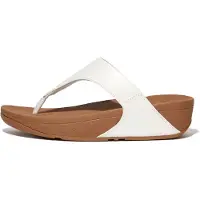 FitFlop Lulu Leather Toepost - White - 39