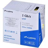 Lanberg Ethernet LAN - - LCU6-10CC-0305-Y - Monivärinen - 305 m - Korkea laatu