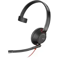 Plantronics HP Poly Blackwire 5210 -monokuuloke + kantolaukku, musta