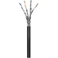 Microconnect Cat6 S/FTP 100m -verkkokaapeli, musta