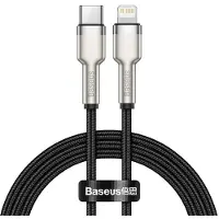 Baseus cable for Lightning Baseus Cafule, PD, 20W, 1m (black)