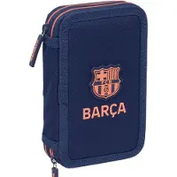 Safta 412526854 F.c Barcelona 2nd Kit Double Filled 29 Pieces Kynäkotelo
