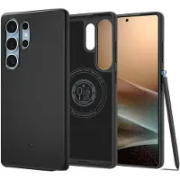 Spigen Thin Fit (MagFit), Suojus, Samsung, Galaxy S25, 15,8 cm (6.2"), musta